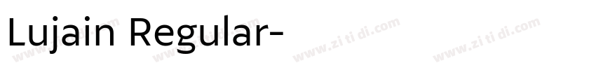 Lujain Regular字体转换 Lujain Regular字体转换